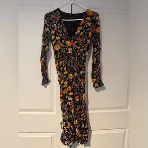 Zara Floral midi dress
